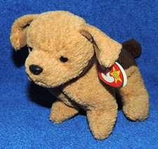 Original Ty Beanie Baby TUFFY Hund (Terrier) mit Tag Vitrinenstück Geschenk