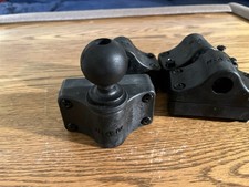 Four RAM ROD Bulkhead Spline Post Base With RAM ROD Rail Mount Adapter
