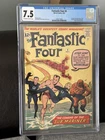 Fantastic Four #4 CGC 7.5! High Grade 1962! 1st Silver Age Sub-Mariner Mega Key