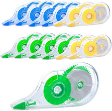 12 Pack White Correction Tape 39ft Each Smooth Writing Office School Supply