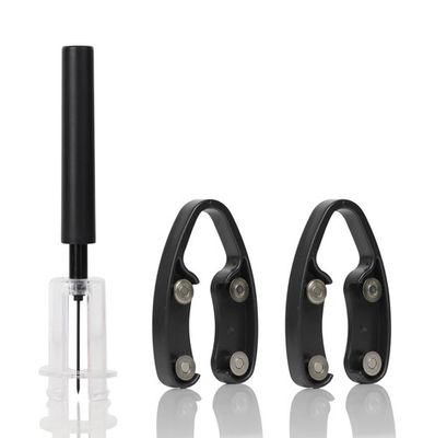 #ad #ad Air Pressure Pump Bottle Opener With Foil middle Black $13.99