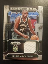 Khris Middleton 2020-21 Panini Prizm Sensational Swatches GU Relic #SSW-KMD