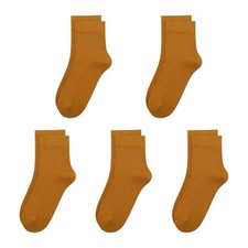 Kids Viscose Bamboo School Socks Soft flate Seam Color Anti Odor Thin