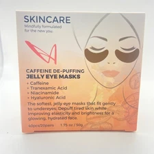 New LA Splash  Cosmetics Caffeine De Puffing Jelly Eye Mask. 40 Pcs/ 20 Pairs