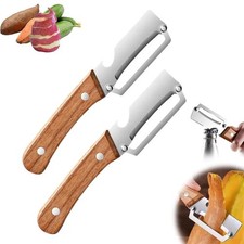 2X Multi-functional Vegetable Peeler for Kitchen 2 in 1 Single Blade Peeler Tool
