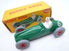 VINTAGE DINKY TOYS 233 COOPER BRISTOL GP RACING CAR IN ORIGINAL BOX 1954