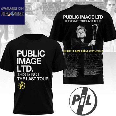 Public Image Ltd. Pil This Is Not The Last Tour 2026 2027 North Amer AOP T-Shirt