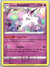 Galarian Rapidash 082/202 Rare Sword & Shield Pokemon Near Mint