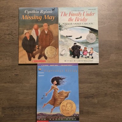 The Family Under the Bridge, Missing May &  Esperanza Rising Paperbook Book Lot