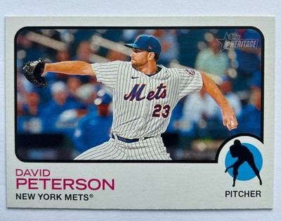 2022 Topps Heritage High Number, David Peterson #698