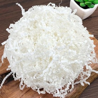 2 LB Crinkle Cut Paper Shred Filler for  Wrapping Baskets Filling Box Birthdays