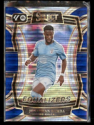 2023-24 Panini Select La Liga #15 Jonathan Bamba Equalizers Blue Pulsar soc2