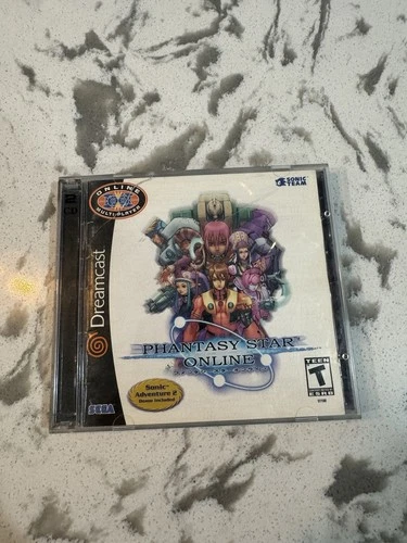Phantasy Star Online (Dreamcast system) Complete & Sonic Adventure 2 Demo - USA