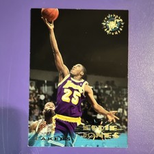 Topps Stadium Club #35 Eddie Jones Los Angeles Lakers NBA All-Rookie First Team