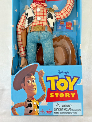 1995 TOY STORY WOODY DOLL POSEABLE PULL STRING 1st EDITION