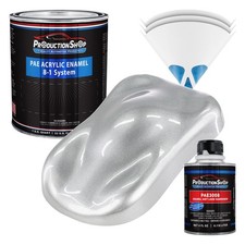 Productionshop High Gloss Galaxy Silver Acrylic Enamel Quart Kit Auto Paint