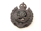 WW2 Royal Engineers (RE) Plastic Economy Cap Badge