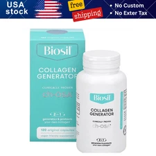 BIOSIL ADVANCED COLLAGEN GENERATOR HAIR SKIN NAIL 120 LIQUID CAPSULES 9/2027 NEW