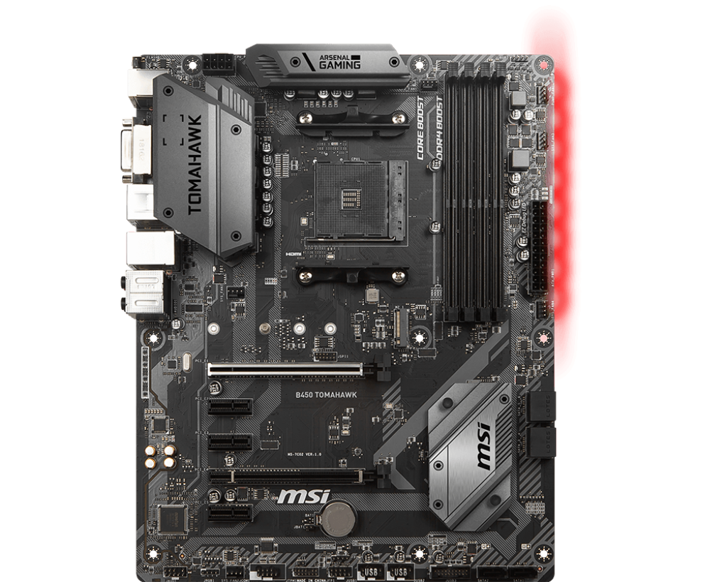 Buy MSI B450 Tomahawk AMD Ryzen AM4 Motherboard online