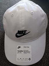 NWT TODDLER 2T-4T CLUB CAP HAT WHITE BRAND NEW WITH TAGS,,NIKE LOOK
