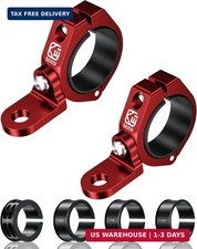 BRCOVAN 2PCS UTV Whip Light Mounts, LED Light Bar Mounting Bracket, Red