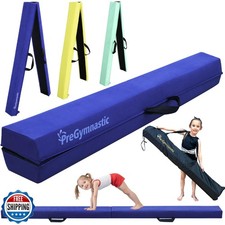 PreGymnastic 6FT/8FT/9.5FT Folding Balance Beam for Kids Ages 3-1