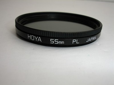 Hoya 55mm PL Filter only,  Polarizer Polarizing