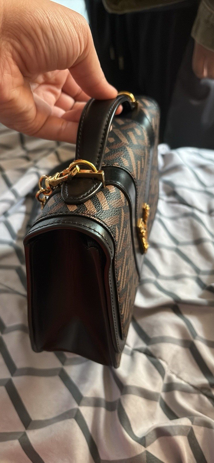 Versace Crossbody Bag - Like New, Minimal Use, Excellent Condition-image