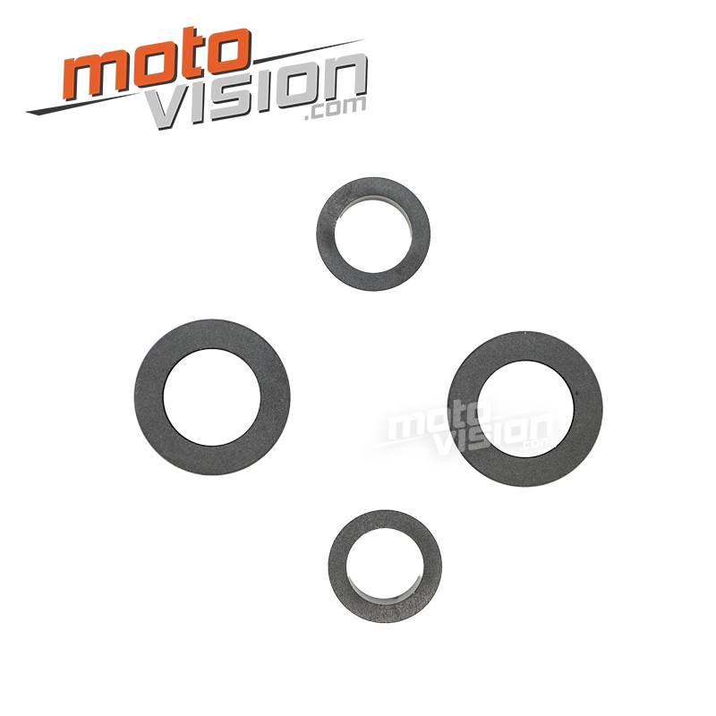 Entretoises de roue Honda CBR 600 RR 2007 kit 4 pièces pour axe de moto