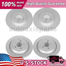 4 Front Rear Power Stop Disc Brake Rotor For 2007-2008 Mercedes-Benz GL320