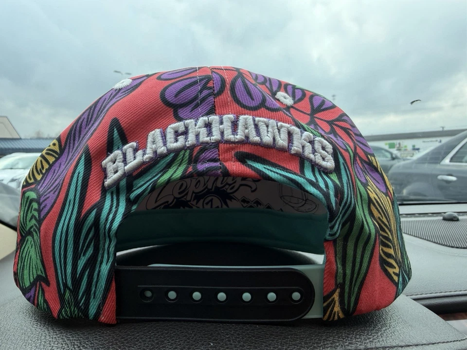 Zephyr Chicago Blackhawks Lolla  Palooza Tomahawk SnapBack Hat - Image 2 of 4