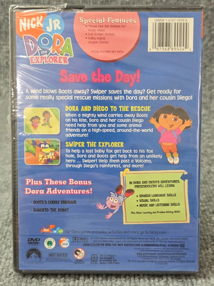 Dora the Explorer - Save the Day! (DVD, 2010) NEW - Image 2 of 4