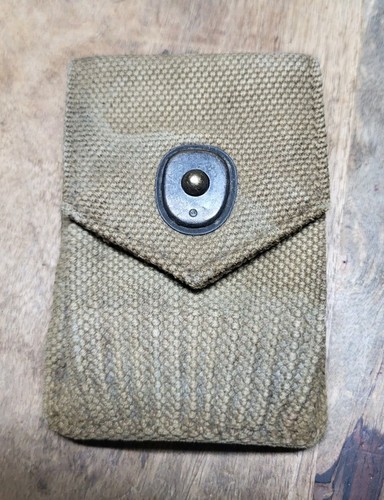 WW1 M1910 US Army Military Field Gear Equipment M1910 Garrison Belt Ammo Pouch
