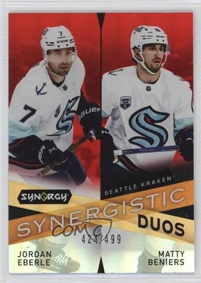 2022 Synergy Synergistic Duos Star-Rookie Red Jordan Eberle Matty Beniers 5b7