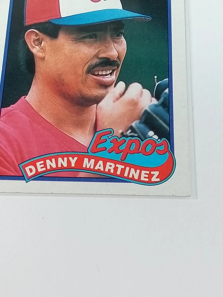 Denny Martinez #313 Topps Expos Card 1989 - Image 2 of 4
