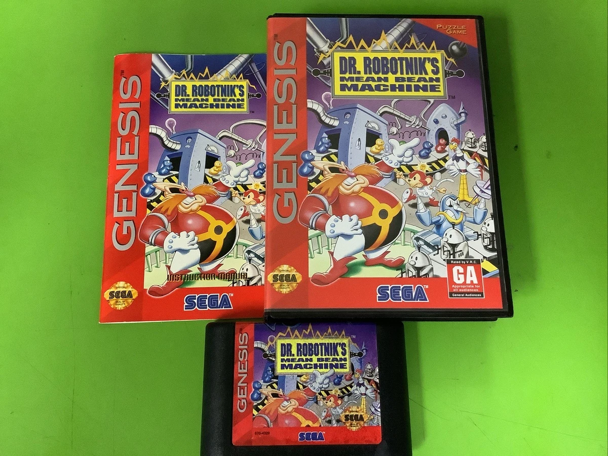 Dr. Robotnik's Mean Bean Machine 1993 Video Games for sale | eBay