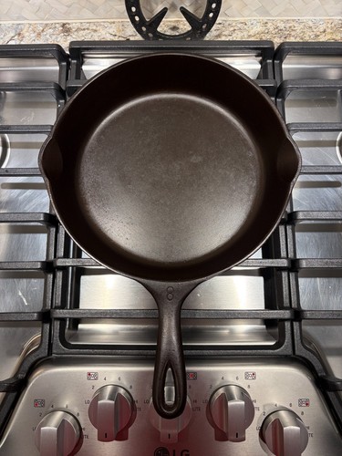 Fully Restored Vintage 1940's Era Wagner Ware Sidney -O- No. 8 Skillet