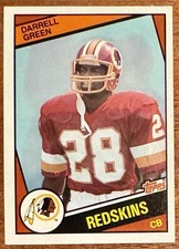 1984 Topps DARRELL GREEN Rookie Football Card #380 NM-MT | HOF | Redskins