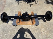 1974 Mgb Disc Wheel Rear End 390 Ring And Pinion Gearing Comes With Axles Hubs