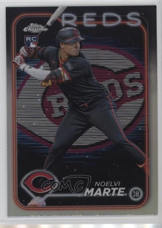 2024 Topps Chrome Refractor Noelvi Marte #177 d4y