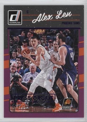 2016-17 Panini Donruss Press Proof Purple 190/199 Alex Len #123 0q1p