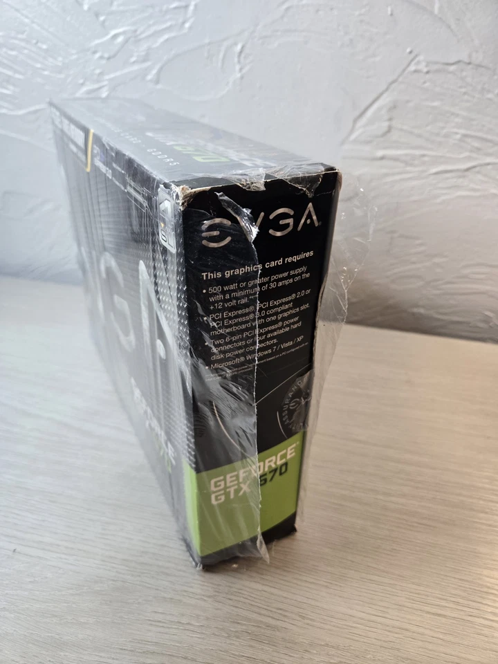 SEALED Vintage EVGA Geforce GTX 670 GDDR5 Graphics Card "SEE PHOTOS/DESCRIPTION" - Image 2 of 4