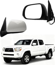 Driver Side Mirror Compatible With 2005-2011 Toyota Tacoma Mirror with Manual Fo