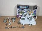 LOT Vintage Micro Machine Star Wars Figures Ships Ice Planet Hoth Empire Galoob