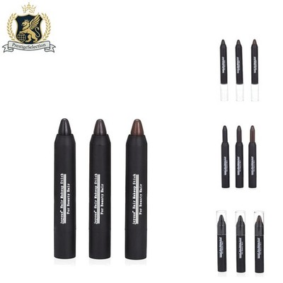 Eco-Friendly Temporary Hair Chalk Pens - Black, Dark Brown & Coffee Set of 3