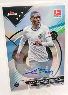 Randal Kolo Muani Auto Base Rookie Topps Finest 2022/2023 Frankfurt