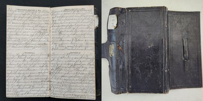 1877 antique DIARY searsport me FARM HAULING WOOD COAL isaac n harriman