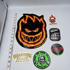 Lot Of Six Skateboard Stickers
