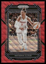 Natasha Cloud 2023-24 Panini Prizm WNBA Ruby Wave Washington Mystics #106
