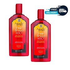 AGADIR HAIR SHIELD 450 PLUS Deep Fortifying Shampoo 12oz pack of 2 free ship